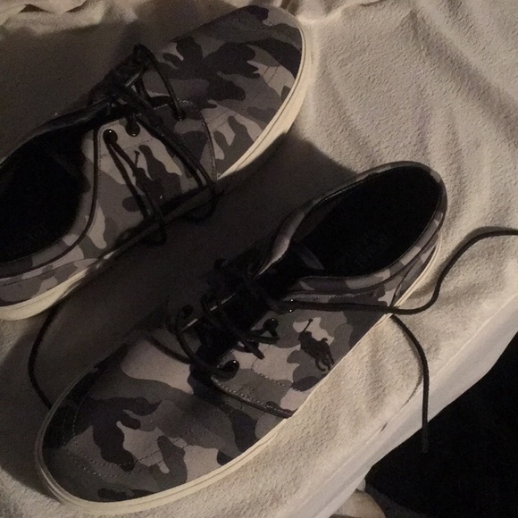 Ralph lauren camo shoes size 13 mens - Picture 1 of 3